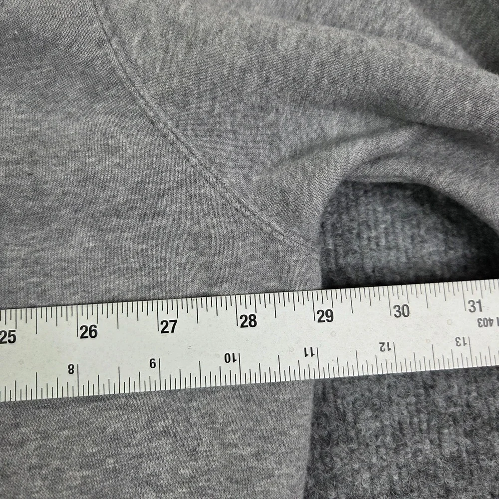 Mens Nike Air Jordan Essential Holiday Fleece Crewneck Sweatshirt Plaid Gray 3XL
